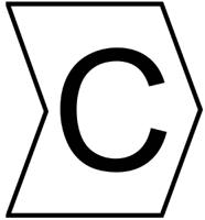 901-10415 HellermannTyton Helagrip Slide On Cable Markers, Black on White, Pre-printed "C", 2 → 5mm Cable,