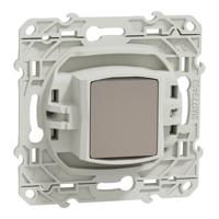 s520445 White Male 1 Outlet Socket, Flush Mount