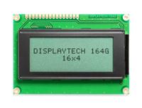 164g-fc-bw-3lp Displaytech 164G FC BW-3LP 164G Alphanumeric LCD Display, White on, Transflective