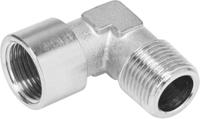 npfc-l-r18-g18-mf Festo NPFC Series Elbow Fitting, R 1/8 to G 1/8, Threaded Connection Style, 8030216
