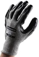 gh37010 Polyco Healthline GH370 Black String Knit Work Gloves, Size 10, Nitrile Coating