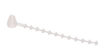 479-588 RS PRO Cable Tie, 143mm x 1.8 mm, Natural Nylon, Pk-100