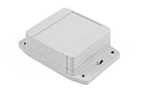 1555ef17gy Hammond 1555F Series ABS Enclosure, IP66, Flanged, 3.55 x 3.55 x 1.48in
