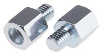 603-485 RS PRO Standoff, M6 x M6 Thread, 10mm Body, Steel, Male/Female, 7.5mm Stud