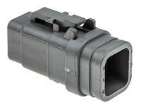dtm06-6s-e007 Deutsch, DTM Automotive Connector Plug Grey 6 Way, Crimp Termination DTM06-6S-E007
