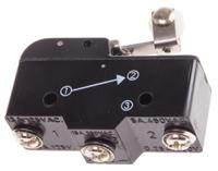 797-2514 RS PRO Roller Lever Micro Switch, Screw Terminal, 15 A @ 250 V ac, SP-CO