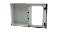 192-7126 RS PRO Fibreglass Reinforced Polyester Wall Box, IP66, Viewing Window, 600 mm x 400 mm x 230mm