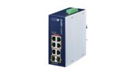 igs-824upt Planet IGS-824UPT, Unmanaged 8 Port Industrial Ethernet Switch With PoE