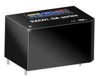 rac01-05sga Recom Switching Power Supply, RAC01-05SGA, 5V dc, 200mA, 1W, 1 Output, 100 → 240V ac Input Voltage