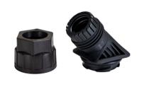 1411351 Phoenix Contact HC-D-G-M25-PLRBK Series Black Polyamide Cable Gland, M25 Thread, 9mm min., 17mm max., IP66