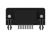 2301844-2 TE Connectivity 2301844 9 Way Right Angle Board Mount PCB D-sub Connector Receptacle, 2.77mm Pitch, with Boardlock