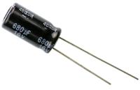 eeufr1c681l Panasonic 680μF Aluminium Electrolytic Capacitor 16V dc, Radial, Through Hole - EEUFR1C681L