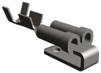 62003-2 TE Connectivity FASTON .110 Grey Uninsulated Female Spade Connector, Piggyback Terminal, 2.79 x 0.51mm Tab Size, 0.3mm²