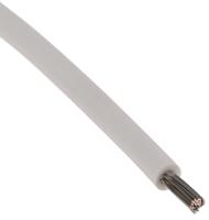50105 Lapp ÖLFLEX HEAT Series White 1 mm² Hook Up Wire, 17 AWG, 19/0.25 mm, 100m, Silicone Insulation,
