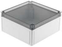 11100701 Spelsberg TK PS Series Grey Polystyrene Enclosure, IP66, Transparent Lid, 182 x 180 x 90mm