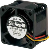 109p0412g301 Sanyo Denki 109P Series Axial Fan, 12 V dc, DC Operation, 14.8cfm, 3.72W, 310mA Max, 40 x 40 x 28mm