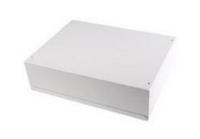 266-4966 RS PRO Grey Cold Rolled Steel Instrument Case, 350 x 270 x 95mm