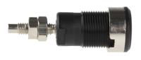 497043-21 Staubli Black Female Banana Socket, 4 mm Connector, Solder Termination, 32A, 1000V, Nickel Plating