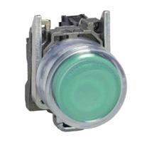 xb4bp383b5ex Schneider Electric Harmony XB4 Series Illuminated Push Button Complete Unit, 22mm Cutout, SPST