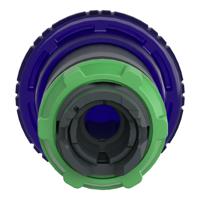 zb5aw763 Schneider Electric Harmony XB5 Series Blue Illuminated Latching Push Button Head, 22mm Cutout, IP66, IP69K
