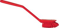 42374 Vikan Medium Bristle Red Scrubbing Brush, 23mm bristle length, PET bristle material