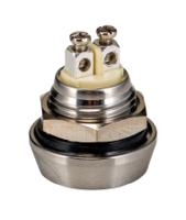 mmp0120sss67s Bulgin MMP0120 Series Push Button Switch, Momentary, Panel Mount, 12mm Cutout, SPST, 36V dc, IP67