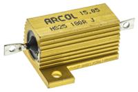 hs25-180r-j Arcol, 180Ω 25W Wire Wound Chassis Mount Resistor HS25 180R J ±5%