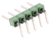 826949-5 TE Connectivity AMPMODU MOD II Series Right Angle Through Hole Pin Header, 5 Contact(s), 2.54 mm Pitch, 1 Row,