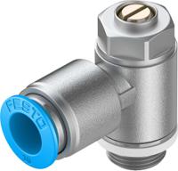 grla-14-qs-10-d Festo GRLA Series Tube Exhaust Valve, 10mm Tube Inlet Port x G 1/4 Outlet Port, 193148