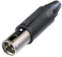 nc3fm-c Neutrik Cable Mount XLR Connector, Female, 50 V, 3 Way, Gold Plating