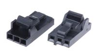 104257-2 TE Connectivity, AMPMODU MTE Female Connector Housing, 2.54mm Pitch, 3 Way, 1 Row