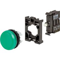 110927-m22-l-g-led-bvp Eaton, Green LED Indicator, 22.5mm Cutout, IP67, IP69K, Round