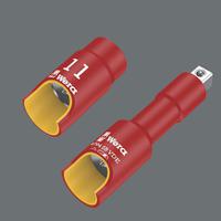 05004954001 Wera 3/8 in Drive 10mm Insulated Standard Socket, 6 point, VDE/1000V, 46 mm Overall Length