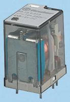551280240000 Finder PCB Mount Power Relay, 24V ac Coil, 10A Switching Current, DPDT
