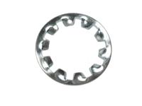 193-3455 RS PRO Bright Zinc Plated Steel Internal Tooth Washers, M24, DIN 6797J