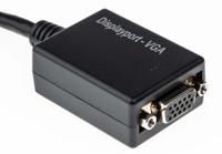 182-8794 RS PRO Male DisplayPort to Female VGA, PVC  Cable, 1080p, 150mm