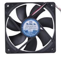 619-6494 RS PRO Axial Fan, 12 V dc, DC Operation, 151.2m³/h, 5W, 370mA Max, 120 x 120 x 25mm