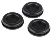 01330354010 SES Sterling DG Black PVC 22mm Cable Grommet for Maximum of 16mm Cable Dia.