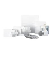 tmas-200-010 Grey Stainless Steel Pre-Cut Shim, 200mm x 200mm x 0.1mm