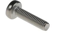 264-6457 RS PRO Pozi M3 Pan A4 316 Stainless Steel Machine Screw DIN 7985 x 12.0mm