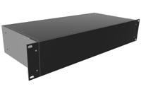 rm2u1908sbk Hammond Black Aluminium Instrument Case, 89 x 422 x 203mm