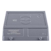 19300240427 HARTING Han B Heavy Duty Power Connector Hood, M32 Thread