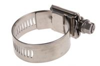 htm40p HI-TORQUE Stainless Steel Slotted Hex Worm Drive, 16mm Band Width, 25 → 40mm ID