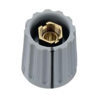 021-4410 Elma 21mm Grey Potentiometer Knob for 6mm Shaft Round Shaft,