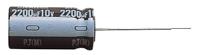 upj2a220mpd Nichicon 22μF Aluminium Electrolytic Capacitor 100V dc, Radial, Through Hole - UPJ2A220MPD
