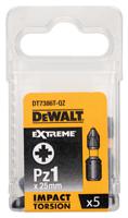 dt7386t-qz DeWALT Pozidriv Screwdriver Bit, PZ1 Tip