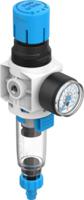 ms2-lfr-m5-d6-c-p-m-ar-bar-b Festo M5 Pneumatic Regulator - 0.5bar to 7bar, 10bar max. input, 8086641