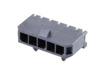 436500501 Molex 43650 Series Right Angle Through Hole PCB Header, 5 Contact(s), 3 mm Pitch, 1 Row, Shrouded