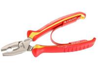 187a18ve Facom Combination Pliers, 185 mm Overall, Flat Tip, VDE/1000V