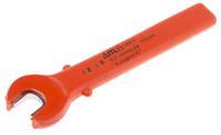 911-1187 ITL Insulated Tools Ltd Open Ended Spanner, 10mm, Metric, 180 mm Overall, VDE/1000V